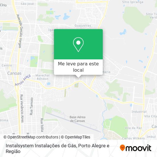 Instalsystem Instalações de Gás mapa