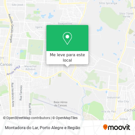 Montadora do Lar mapa