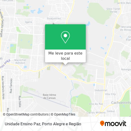 Unidade Ensino Paz mapa