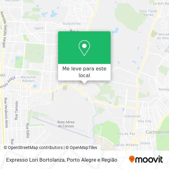 Expresso Lori Bortolanza mapa