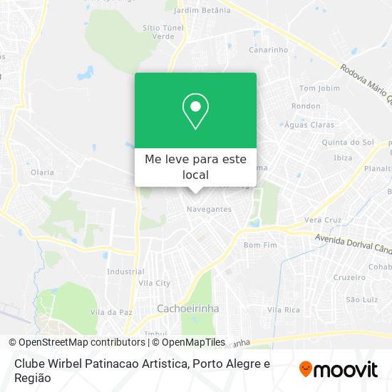 Clube Wirbel Patinacao Artistica mapa