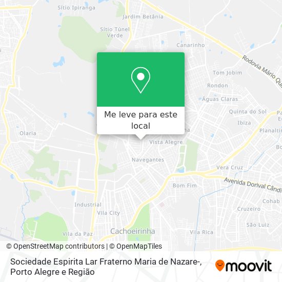 Sociedade Espirita Lar Fraterno Maria de Nazare- mapa
