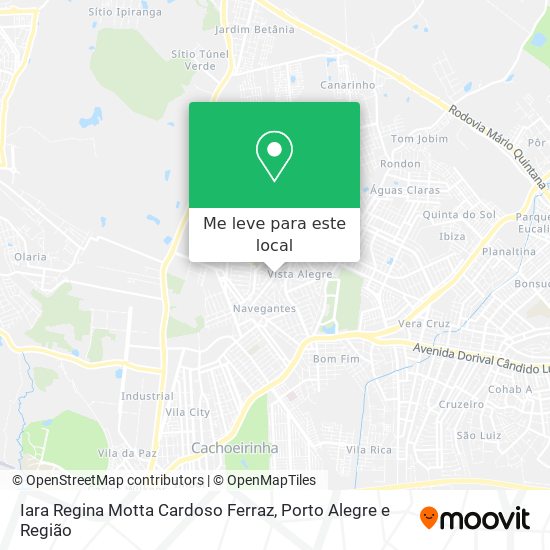 Iara Regina Motta Cardoso Ferraz mapa