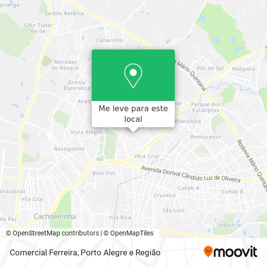 Comercial Ferreira mapa