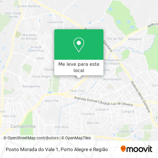 Posto Morada do Vale 1 mapa