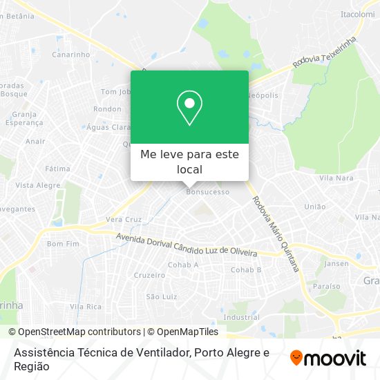 Assistência Técnica de Ventilador mapa