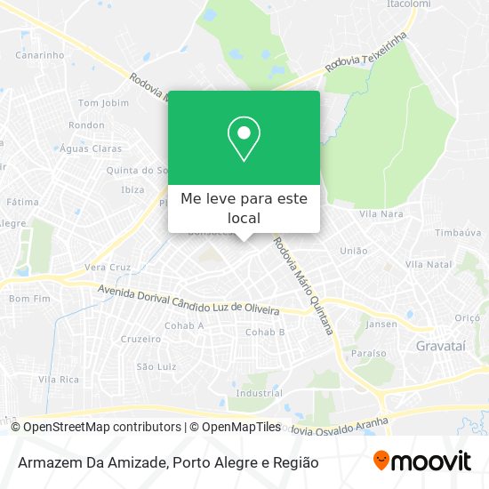 Armazem Da Amizade mapa