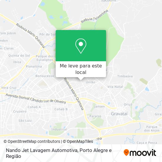 Nando Jet Lavagem Automotiva mapa