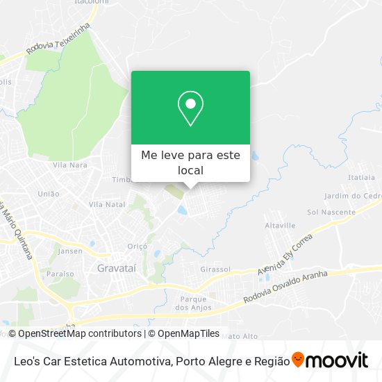 Leo's Car Estetica Automotiva mapa