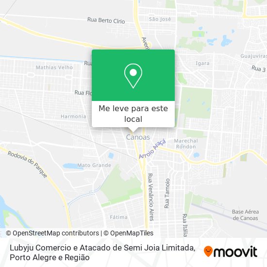 Lubyju Comercio e Atacado de Semi Joia Limitada mapa