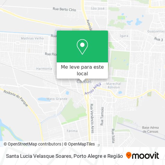 Santa Lucia Velasque Soares mapa