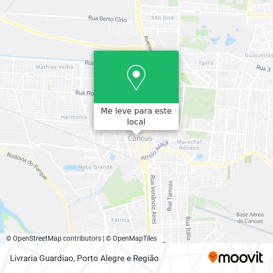 Livraria Guardiao mapa