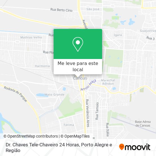 Dr. Chaves Tele-Chaveiro 24 Horas mapa