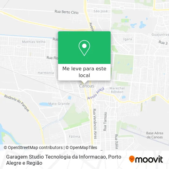Garagem Studio Tecnologia da Informacao mapa