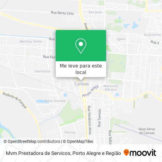 Mvm Prestadora de Servicos mapa