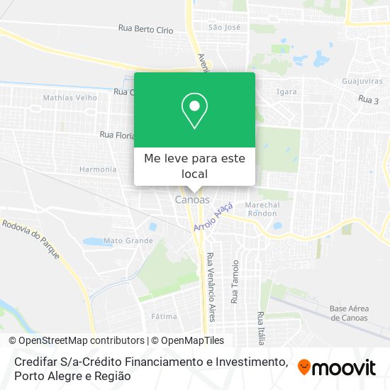 Credifar S / a-Crédito Financiamento e Investimento mapa