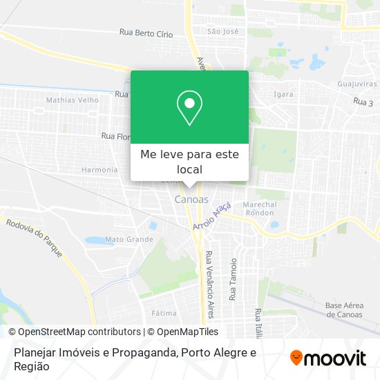 Planejar Imóveis e Propaganda mapa