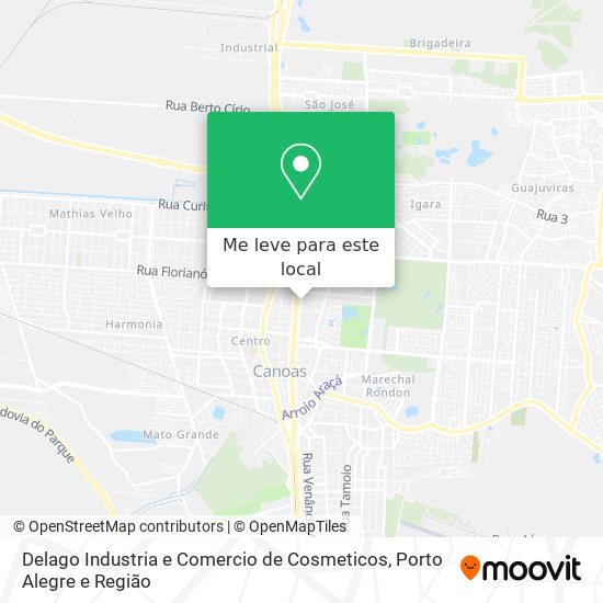 Delago Industria e Comercio de Cosmeticos mapa