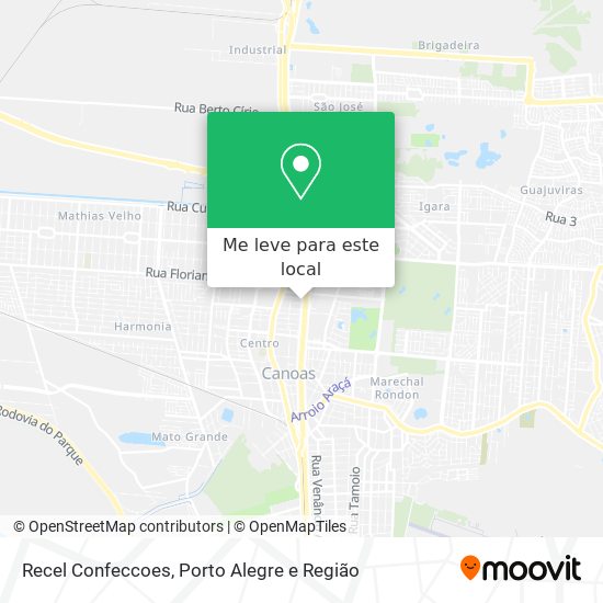 Recel Confeccoes mapa
