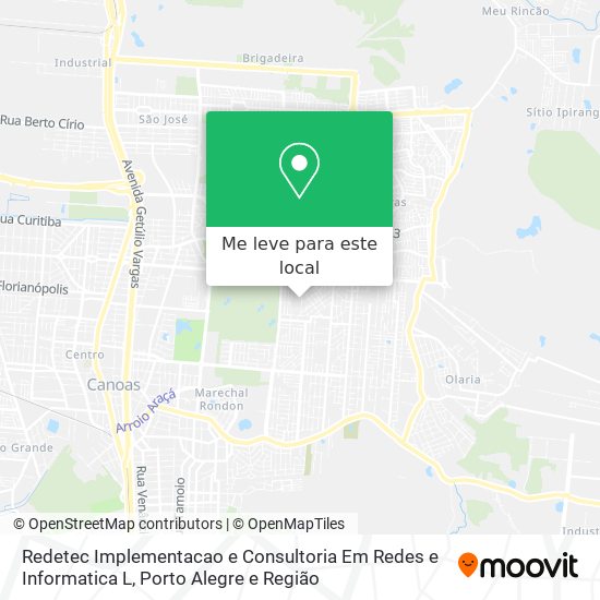 Redetec Implementacao e Consultoria Em Redes e Informatica L mapa