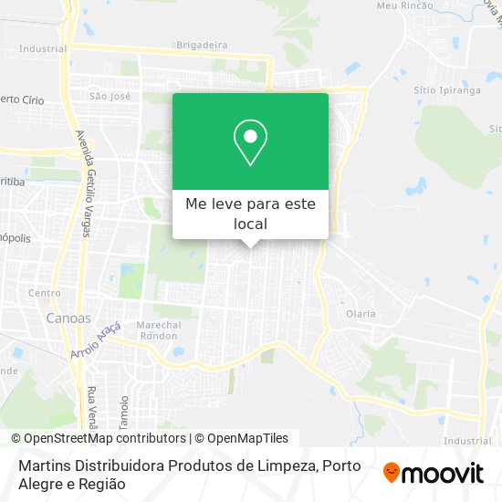 Martins Distribuidora Produtos de Limpeza mapa