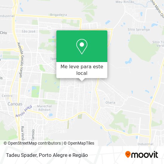 Tadeu Spader mapa