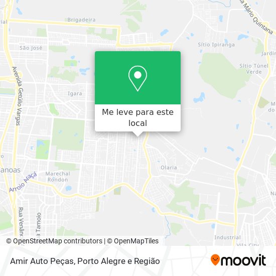 Amir Auto Peças mapa