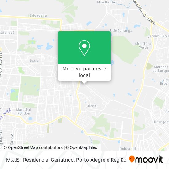 M.J.E - Residencial Geriatrico mapa