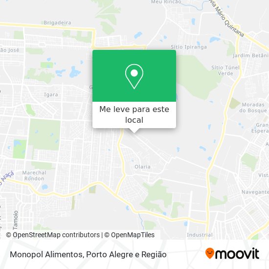 Monopol Alimentos mapa