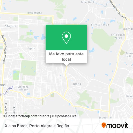 Xis na Barca mapa