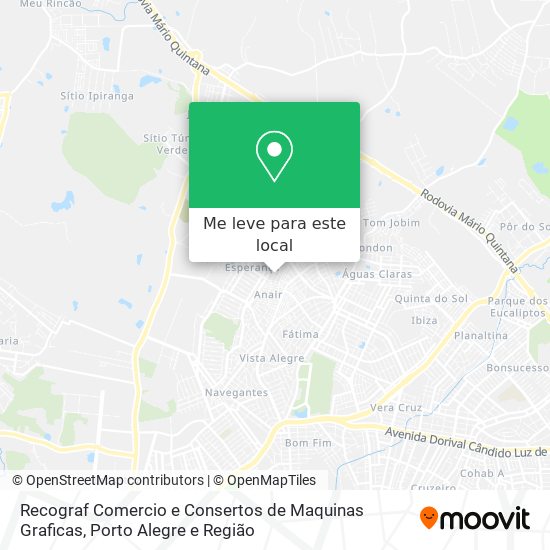 Recograf Comercio e Consertos de Maquinas Graficas mapa