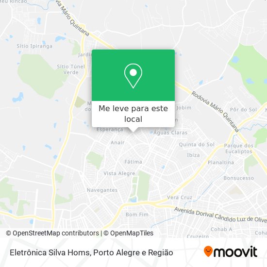 Eletrônica Silva Homs mapa