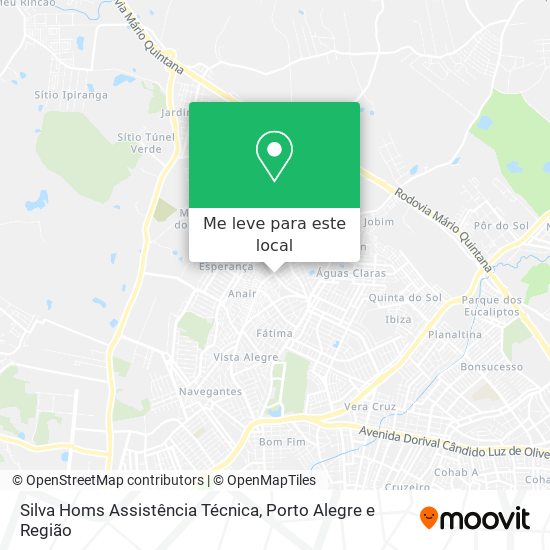 Silva Homs Assistência Técnica mapa