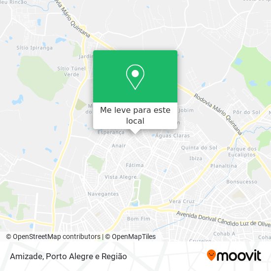 Amizade mapa