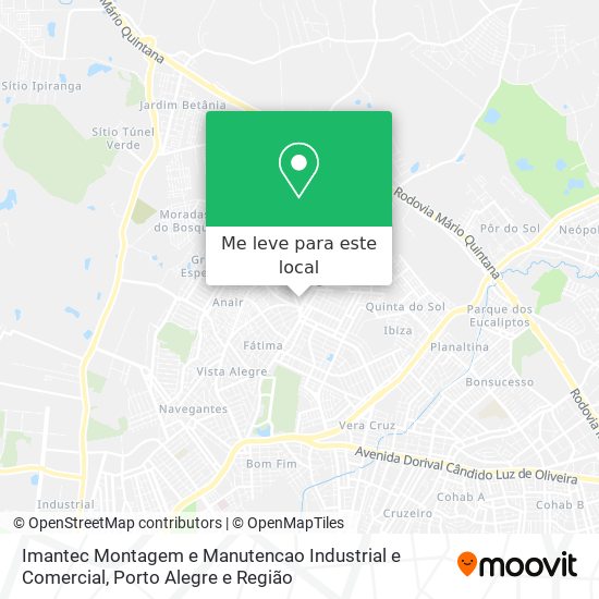 Imantec Montagem e Manutencao Industrial e Comercial mapa