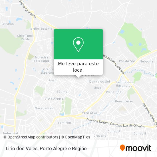 Como chegar até Lirio dos Vales em Gravataí de Ônibus?