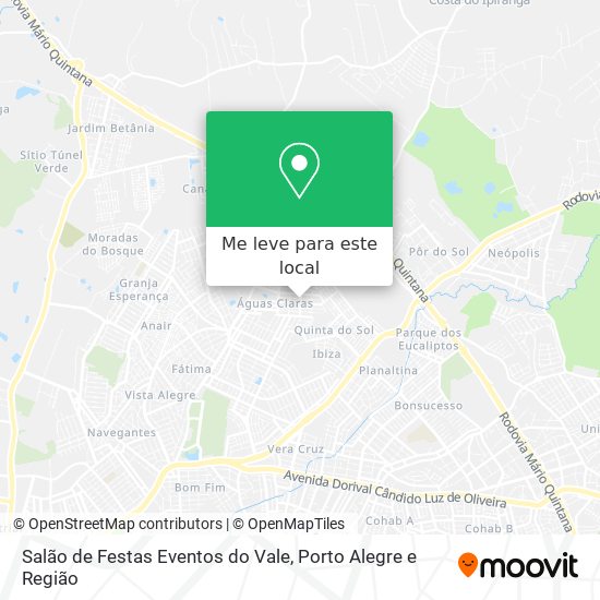 Salão de Festas Eventos do Vale mapa