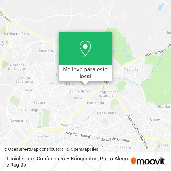 Thaisle Com Confeccoes E Brinquedos mapa