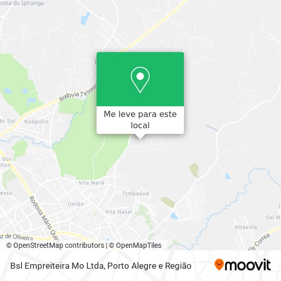 Bsl Empreiteira Mo Ltda mapa