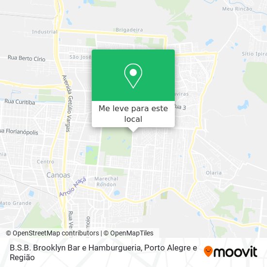B.S.B. Brooklyn Bar e Hamburgueria mapa