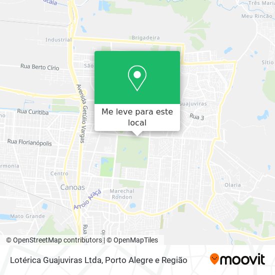 Lotérica Guajuviras Ltda mapa