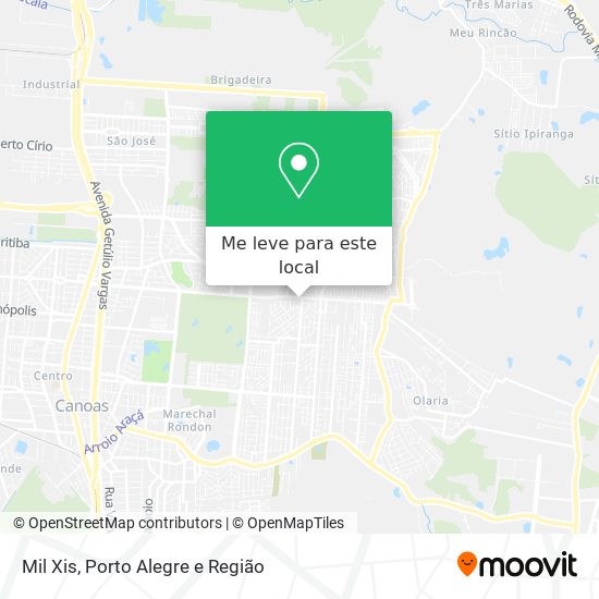 Mil Xis mapa