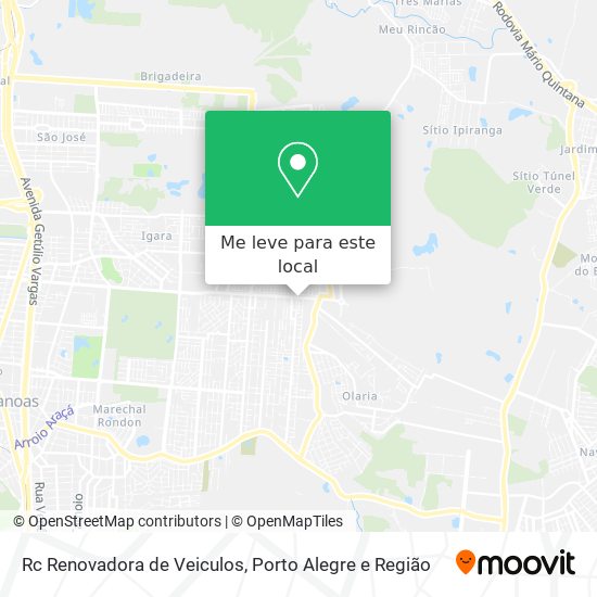 Rc Renovadora de Veiculos mapa