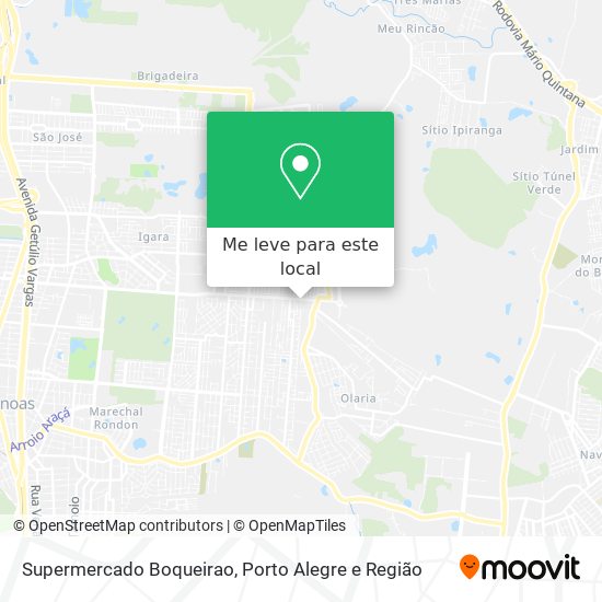 Supermercado Boqueirao mapa