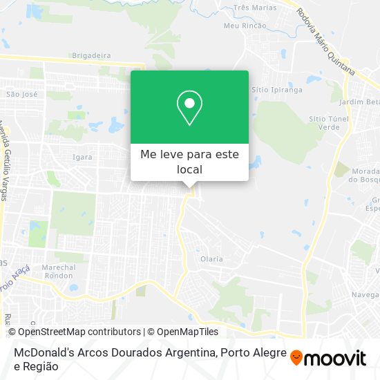 McDonald's Arcos Dourados Argentina mapa