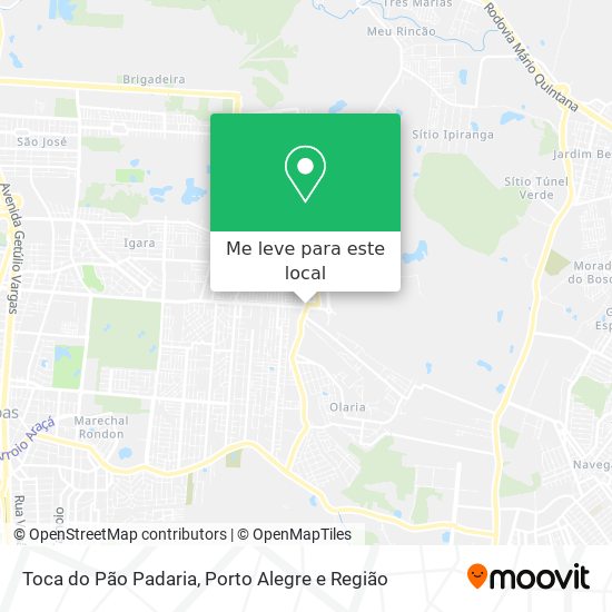 Toca do Pão Padaria mapa