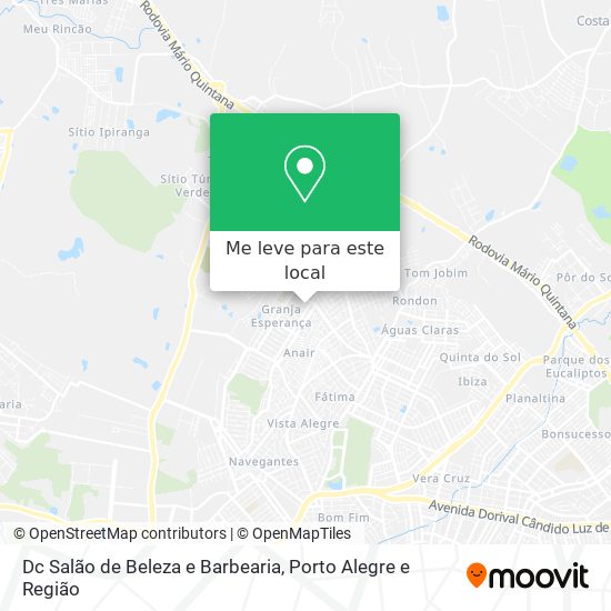 Dc Salão de Beleza e Barbearia mapa