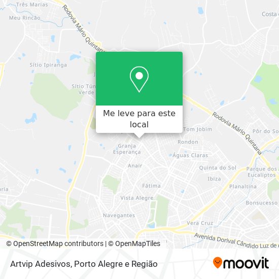 Artvip Adesivos mapa