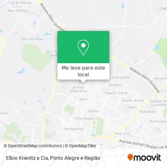 Elbio Knevitz e Cia mapa