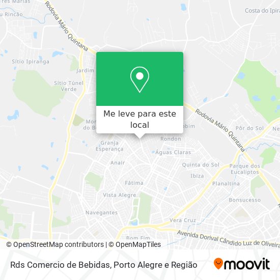 Rds Comercio de Bebidas mapa